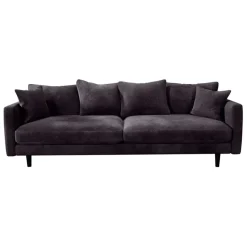 Fabrique de Styles Canapés Fixes*Canapé fixe 4 places Marius - Effet Velours - Seven Turtle