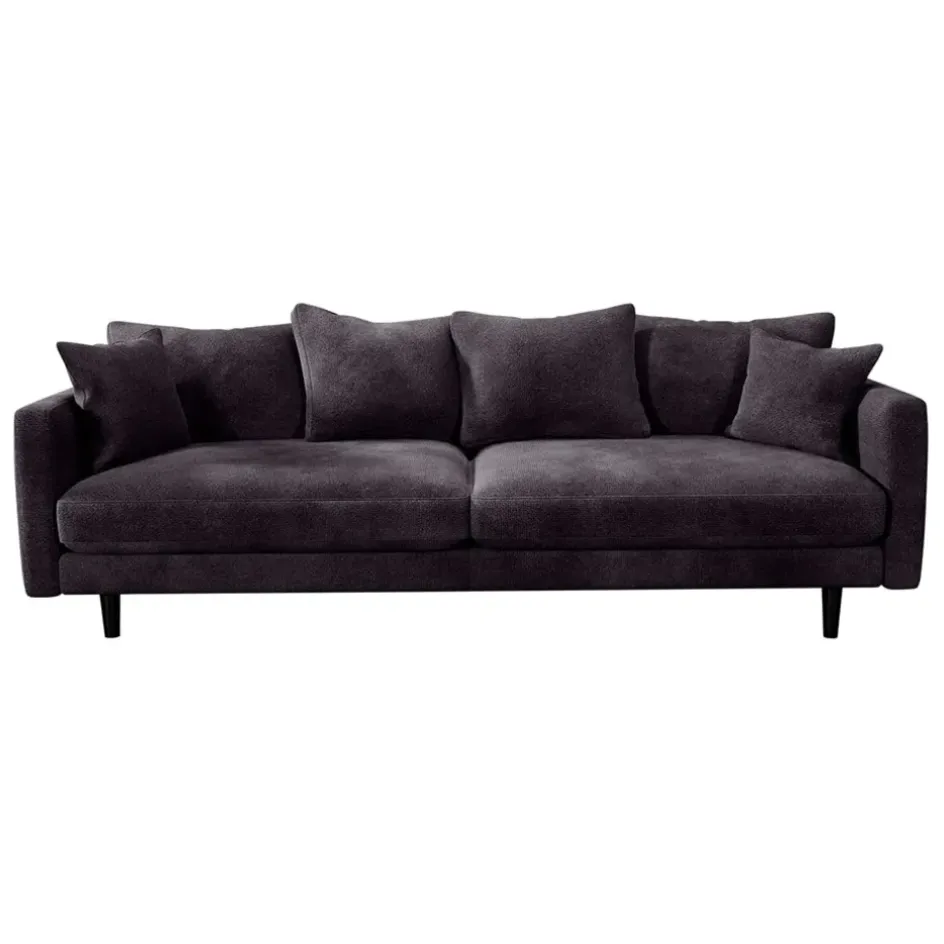 Fabrique de Styles Canapés Fixes*Canapé fixe 4 places Marius - Effet Velours - Seven Turtle