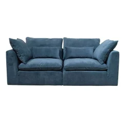 Fabrique de Styles Canapés Modulables*Canapé modulable 3 places é avec pouf - Auguste