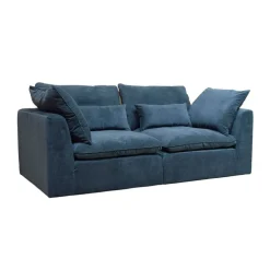 Fabrique de Styles Canapés Modulables*Canapé modulable 4 places é avec pouf - Auguste