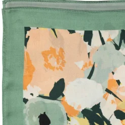 Fabrique de Styles Accessoires Mode*Carré de soie 66cm - Garden