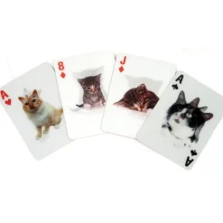 Fabrique de Styles Jeux*Cartes à jouer chats 3d