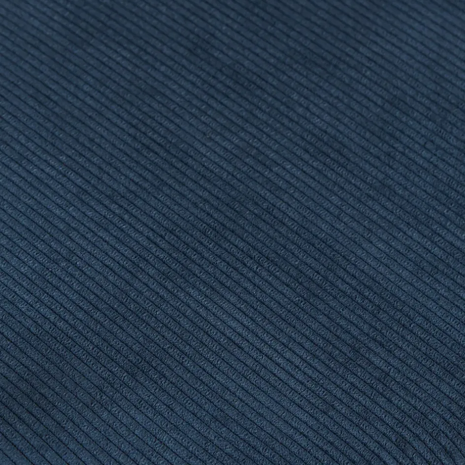 Fabrique de Styles Chaises*Chaise avec accoudoirs en velours côtelé foncé - Aston