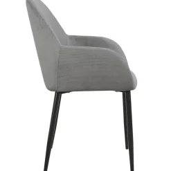 Fabrique de Styles Chaises*Chaise avec accoudoirs en velours côtelé - Julia