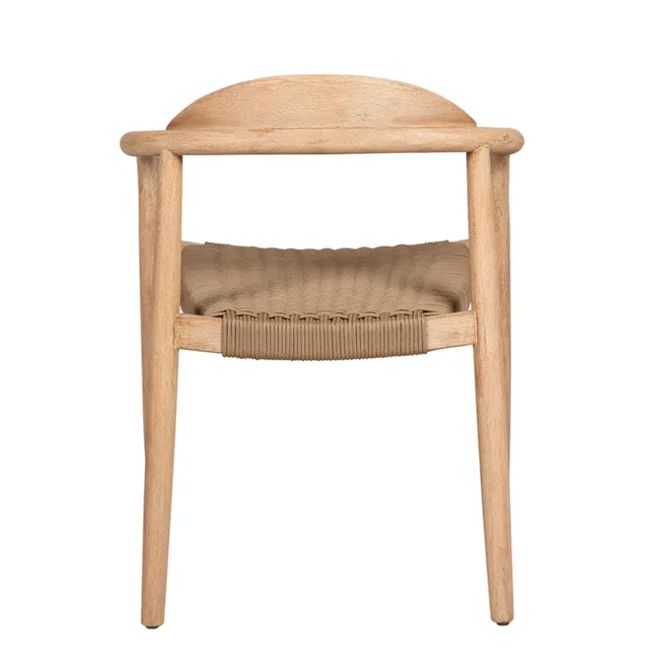 Fabrique de Styles Chaises*Chaise avec accoudoirs en bois d'eucalyptus sable - Anam