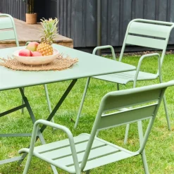 Enfant Fabrique de Styles Chaises, Fauteuils|Jardin*Chaise bridge d'extérieur en acier - Monceau