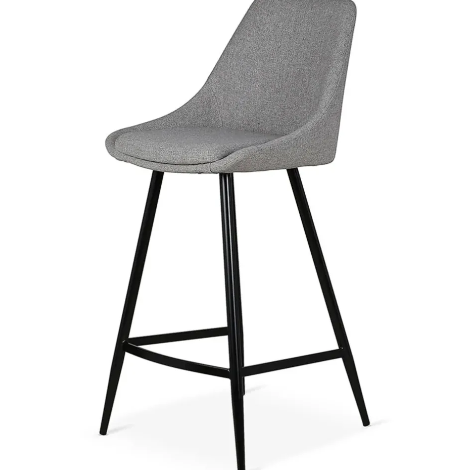 Fabrique de Styles Tabourets Et Chaises De Bar*Chaise de bar en tissu h67cm - Ben