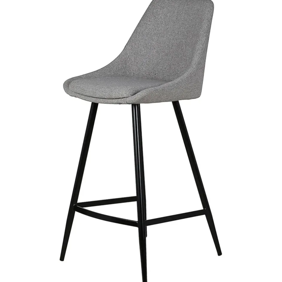 Fabrique de Styles Tabourets Et Chaises De Bar*Chaise de bar en tissu h67cm - Ben