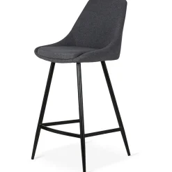 Fabrique de Styles Tabourets Et Chaises De Bar*Chaise de bar en tissu h67cm - Ben