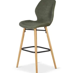 Fabrique de Styles Tabourets Et Chaises De Bar*Chaise de bar en tissu soft touch bouteille h65cm - Keri