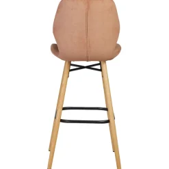 Fabrique de Styles Tabourets Et Chaises De Bar*Chaise de bar en tissu soft touch nèfle h65cm - Keri