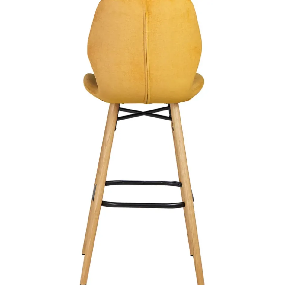 Fabrique de Styles Tabourets Et Chaises De Bar*Chaise de bar en tissu soft touch h65cm - Keri