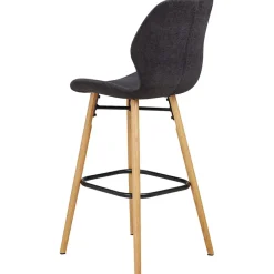 Fabrique de Styles Tabourets Et Chaises De Bar*Chaise de bar en tissu soft touch h65cm - Keri