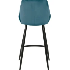 Fabrique de Styles Tabourets Et Chaises De Bar*Chaise de bar en velour h75cm - Ben