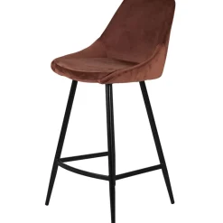 Fabrique de Styles Tabourets Et Chaises De Bar*Chaise de bar en velours h67cm - Ben