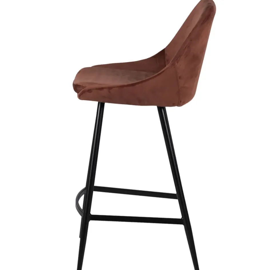 Fabrique de Styles Tabourets Et Chaises De Bar*Chaise de bar en velours h67cm - Ben