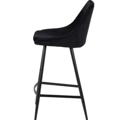Fabrique de Styles Tabourets Et Chaises De Bar*Chaise de bar en velours côtelé h67cm - Ben