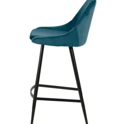 Fabrique de Styles Tabourets Et Chaises De Bar*Chaise de bar en velours h67cm - Ben