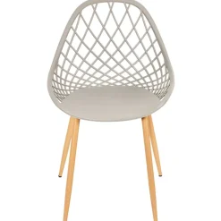 Enfant Fabrique de Styles Chaises, Fauteuils|Jardin*Chaise de jardin en plastique gris - Malaga