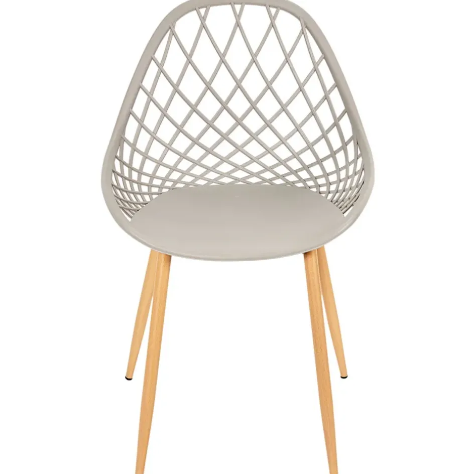 Enfant Fabrique de Styles Chaises, Fauteuils|Jardin*Chaise de jardin en plastique gris - Malaga
