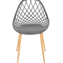 Enfant Fabrique de Styles Chaises, Fauteuils|Jardin*Chaise de jardin en plastique grise - Malaga