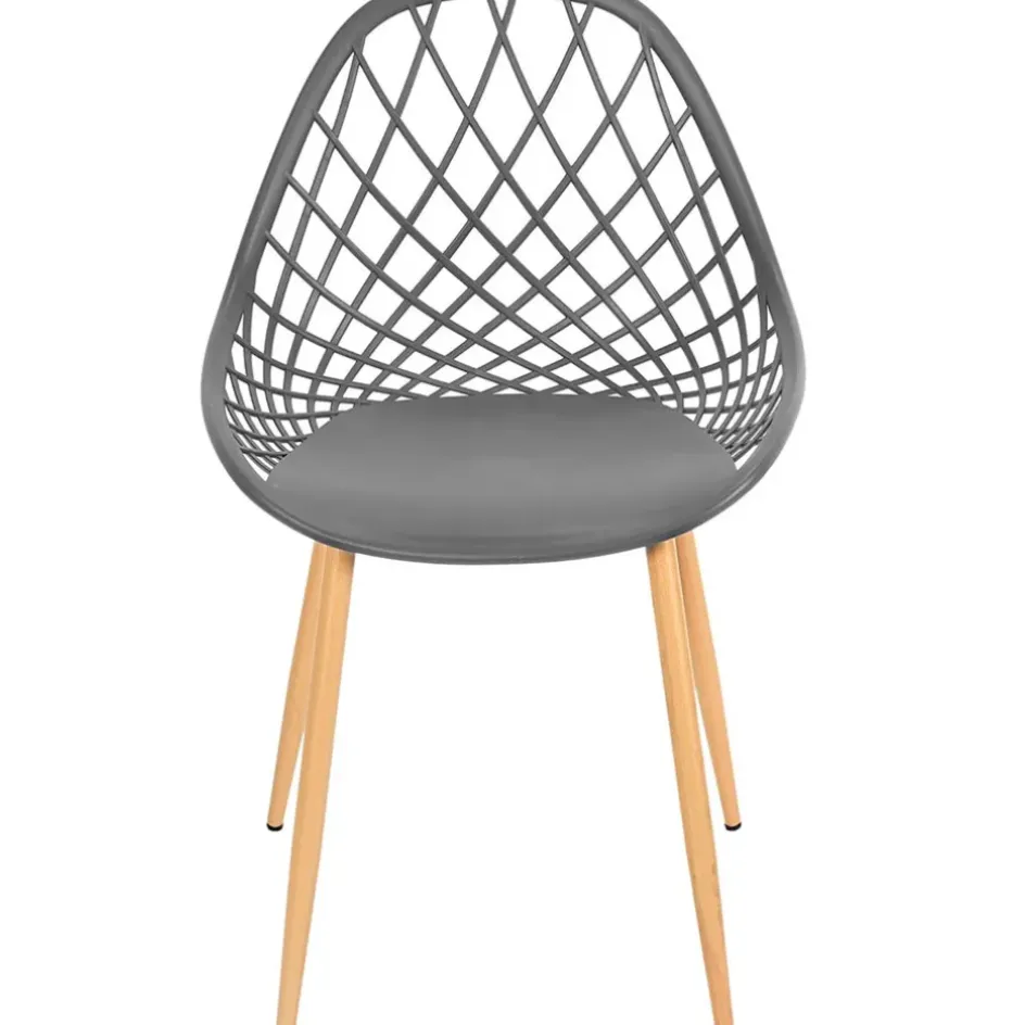 Enfant Fabrique de Styles Chaises, Fauteuils|Jardin*Chaise de jardin en plastique grise - Malaga