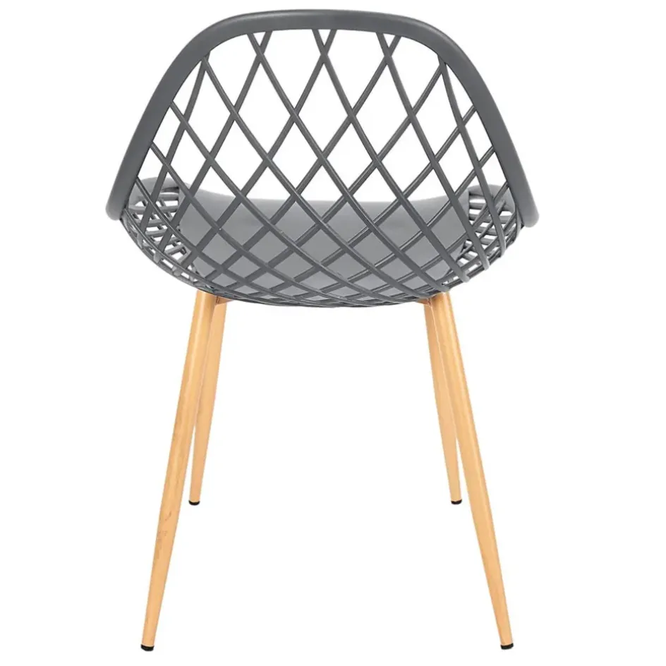 Enfant Fabrique de Styles Chaises, Fauteuils|Jardin*Chaise de jardin en plastique grise - Malaga