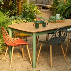 Enfant Fabrique de Styles Chaises, Fauteuils|Jardin*Chaise de jardin en plastique terracotta - Malaga