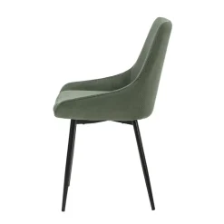 Fabrique de Styles Chaises*Chaise de salle à manger en velours côtelé - Ben