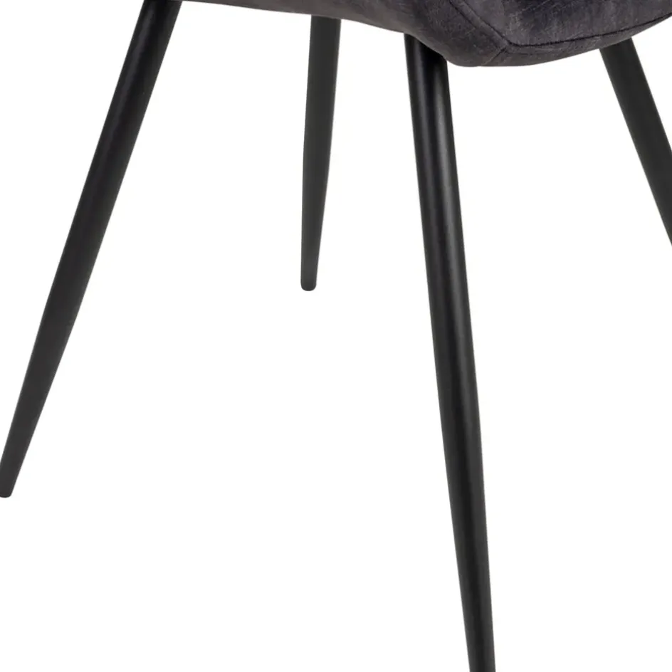 Fabrique de Styles Chaises*Chaise de salle à manger en velours - dana