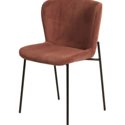 Fabrique de Styles Chaises*Chaise de salle à manger en velours côtelé - Holden