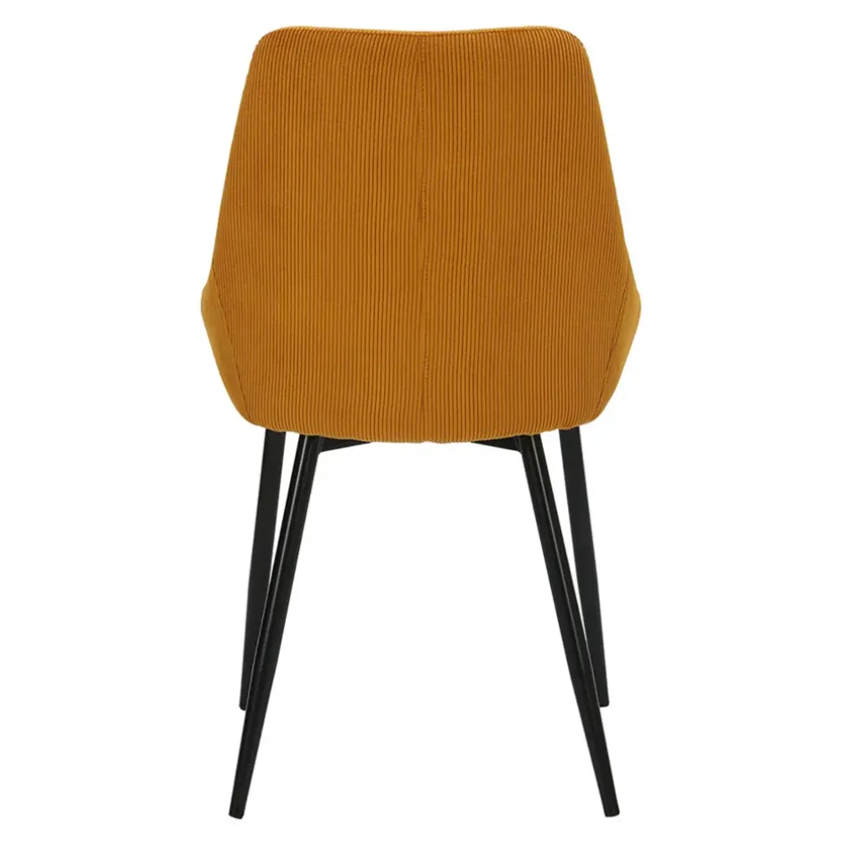 Fabrique de Styles Chaises*Chaise de salle à manger en velours côtelé - Ben