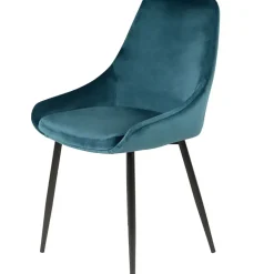 Fabrique de Styles Chaises*Chaise de salle à manger en velours - Ben