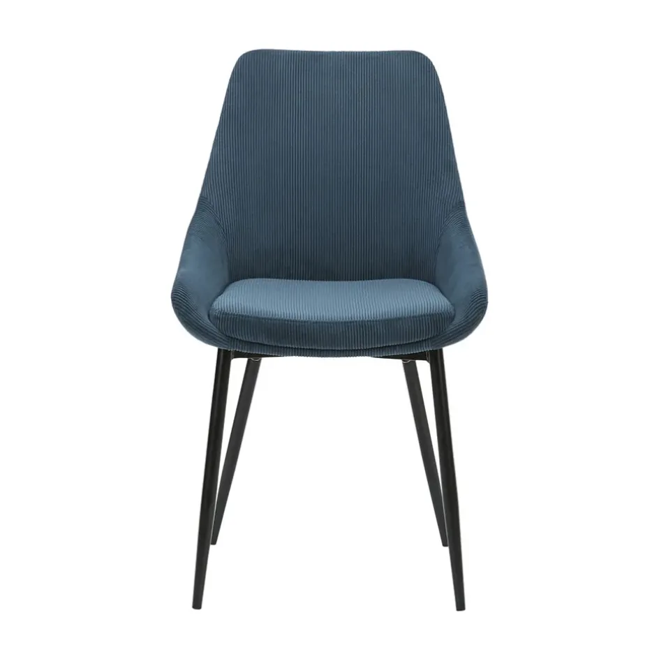 Fabrique de Styles Chaises*Chaise de salle à manger en velours côtelé - Ben