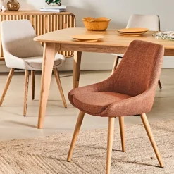 Fabrique de Styles Chaises*Chaise de salle à manger en tissu - Ben