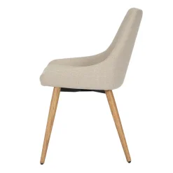 Fabrique de Styles Chaises*Chaise de salle à manger en tissu - Ben