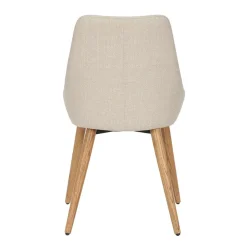 Fabrique de Styles Chaises*Chaise de salle à manger en tissu - Ben