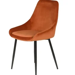 Fabrique de Styles Chaises*Chaise de salle à manger en velours - Ben