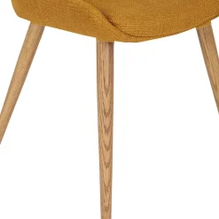 Fabrique de Styles Chaises*Chaise de salle à manger en tissu - Ben