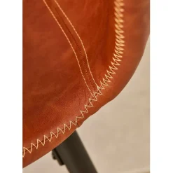 Fabrique de Styles Chaises*Chaise salle à manger aspect cuir rétro - Batla