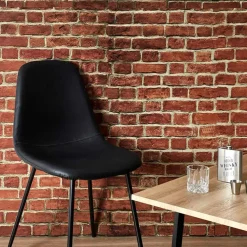 Fabrique de Styles Chaises*Chaise salle à manger effet cuir - Amber