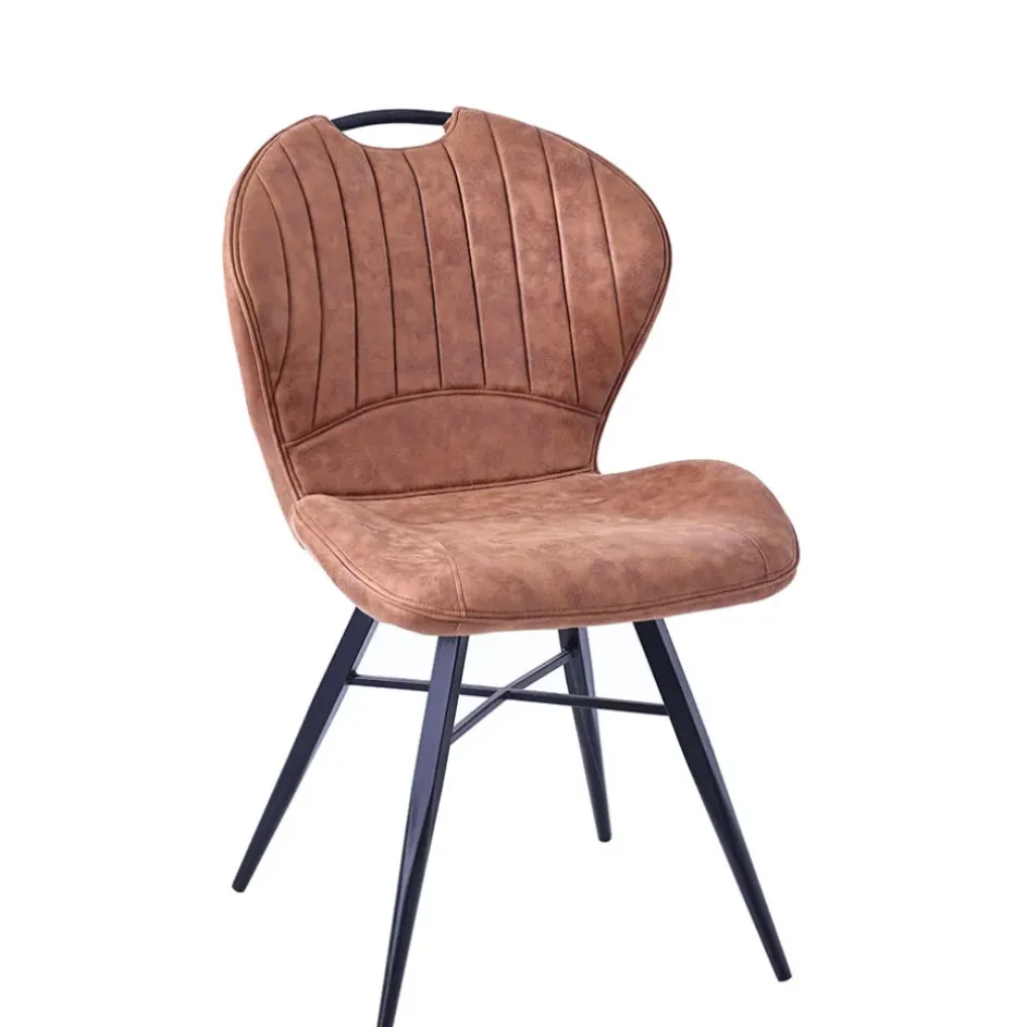 Fabrique de Styles Chaises*Chaise salle à manger en microfibre - Vicky