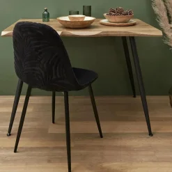 Fabrique de Styles Chaises*Chaise salle à manger en tissu - Leaf