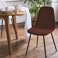 Fabrique de Styles Chaises*Chaise salle à manger en velours côtelé - Scarlett