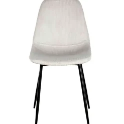 Fabrique de Styles Chaises*Chaise salle à manger en velours cotelé clair - Julia
