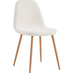 Fabrique de Styles Chaises*Chaise salle à manger tissu bouclette - Freya