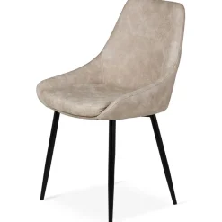 Fabrique de Styles Chaises*Chaise salle à manger tissu effet daim - Ben