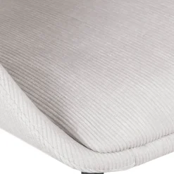 Fabrique de Styles Chaises*Chaise salle à manger velours côtelé écru - Alma