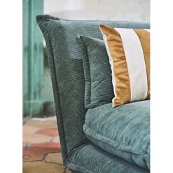 Fabrique de Styles Fauteuils*Chauffeuse en tissu côtelé - Tessia