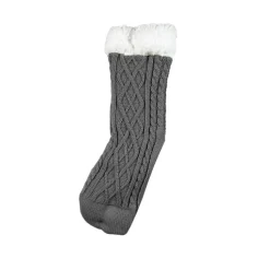 Fabrique de Styles Accessoires Mode*Chaussettes torsadées gris charbon - Elza